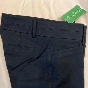 NWT Lilly Pulitzer Black Capri pants